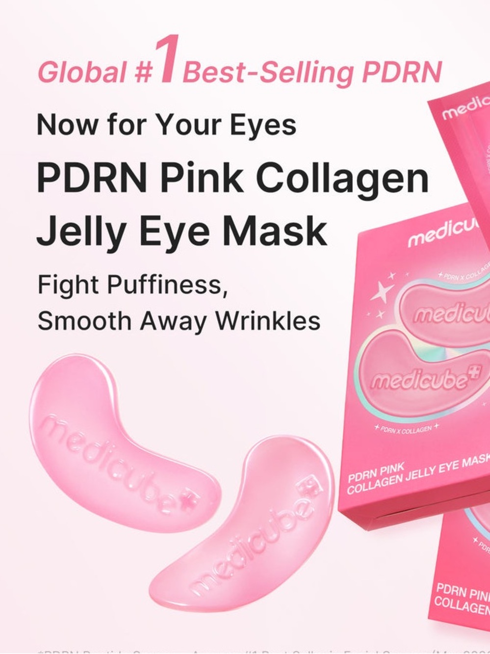 Medicube - PDRN Pink Collagen Jelly Eye Mask (1) - Picture 2 of 5